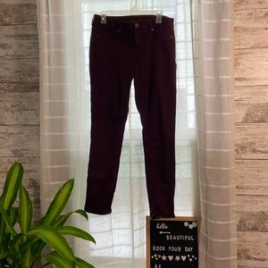 Maroon Maurices jeans
